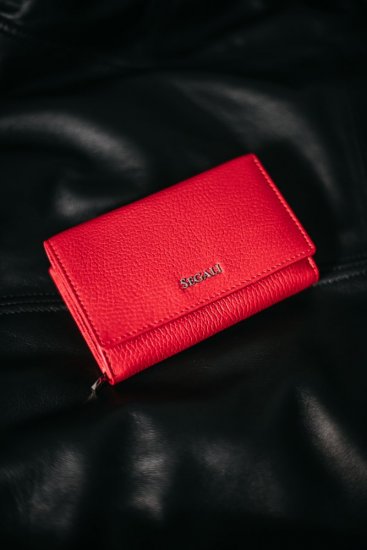Dámska kožená peňaženka SG-27106 B Červená 6