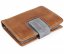 Dámska kožená peňaženka 23310/D hnedá + sivá