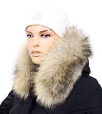 Kožešinový lem na kapuci - límec mývalovec M 44/80 (61 cm)