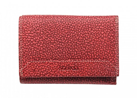 Dámska kožená peňaženka SG-260100 W červená