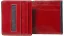 Kožená peňaženka SG-2150719 čierno červená (malá) 1