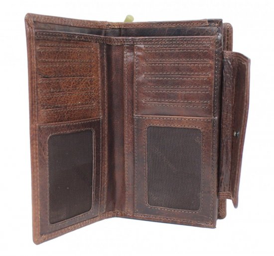 Dámská kožená peněženka B-2724 hnědá 5