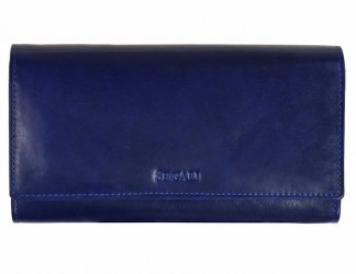Dámská kožená peněženka SG-228 modrá 2 - přední pohled
