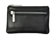 Kožená klíčenka SG-27291 A černá