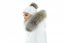 Kožušinový lem na kapucňu - golier medvedíkovec M 164 (69 cm)