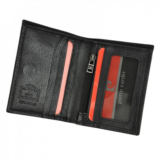 Pánska kožená peňaženka Pierre Cardin TILAK50 21810 RFID (malá) tm. hnedá 4