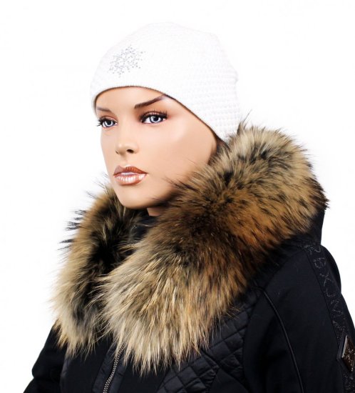 Kožešinový lem na kapuci - límec mývalovec snowtop M 35/72 (65 cm)