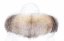 Kožušinový lem na kapucňu - golier líška bluefrost crystal LBS 18 (60 cm)