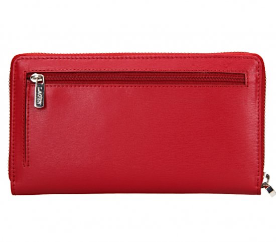 Dámská kožená peněženka 250353 červená