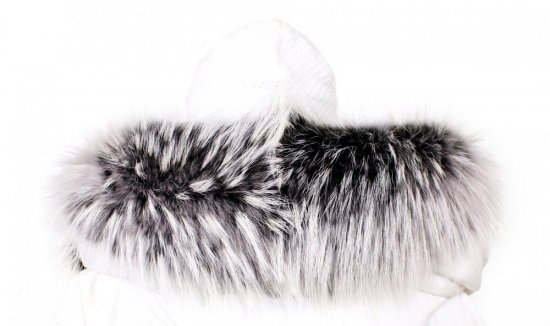 Fur trim on the hood - raccoon collar M 36/22 (75 cm) 2