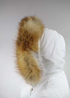 Kožešinový lem na kapuci liška zrzavá L 10 (61 cm)
