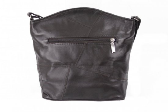 Dámska kožená kabelka MAG čierna