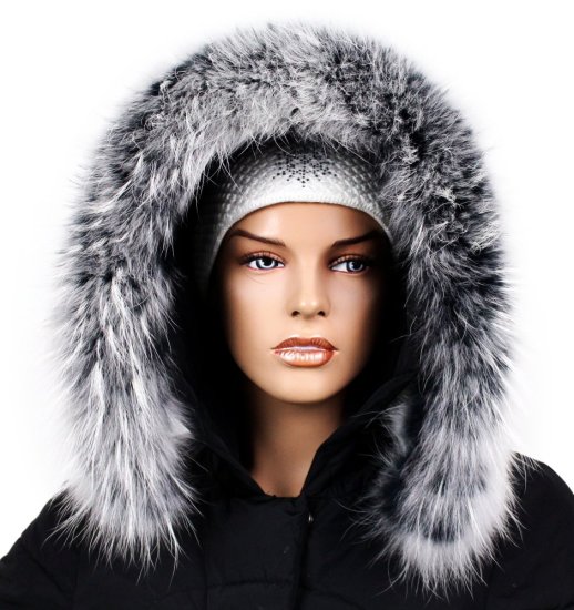 Kožešinový lem na kapuci - límec mývalovec M 36/81 (70 cm) 1 Kožešinový lem na kapuci - límec mývalovec M 36/81 (70 cm) 1