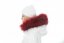 Kožušinový lem na kapucňu - golier medvedíkovec červený M 141 (57 cm)