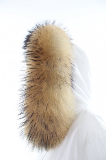Kožušinový lem na kapucňu - golier medvedíkovec M 158 Exklusive (78 cm)