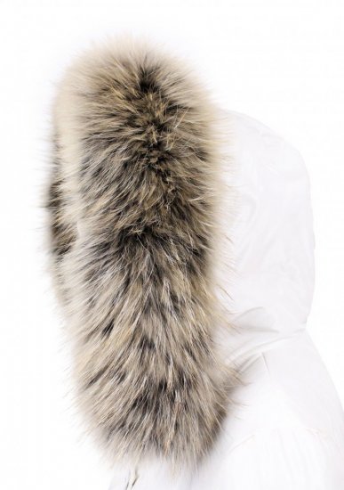 Fur trim on the hood - raccoon collar arctic snowtop M 31/10 (70 cm) 1