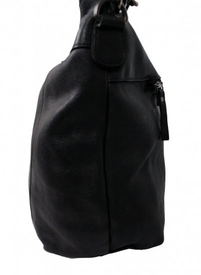 Dámska kožená kabelka Blanka čierna