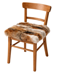 Kožušinový podsedák líška ryšavo - béžová - ilustračné foto Kožušinový podsedák líška ryšavo - béžová - ilustračné foto