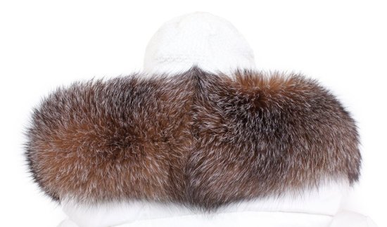 Kožešinový lem na kapuci - límec liška bluefrost wolf LBW 01/7 (74 cm) 3