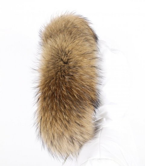 Fur trim on the hood - collared raccoon M 42/26 (65 cm) 1