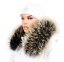 Kožešinový lem na kapuci - límec mývalovec arctic snowtop M 31/23 (70 cm)