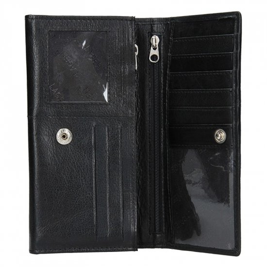 Dámska kožená peňaženka PWL 2388 čierna 4