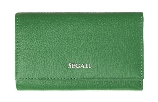 Dámska kožená peňaženka SG-27074 zelená - predná strana Dámska kožená peňaženka SG-27074 zelená - predná strana