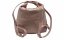 Dámská kožená kabelka - batůžek Ela fialová 6