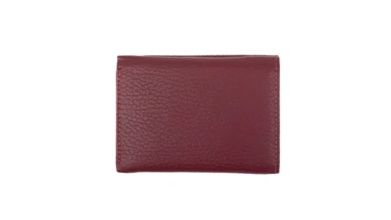 Dámska kožená peňaženka SG-21756 bordo - zadný pohľad