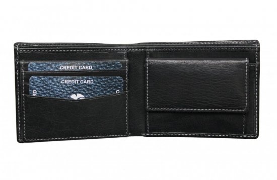 Pánská kožená peněženka SG-27105 RFID černá