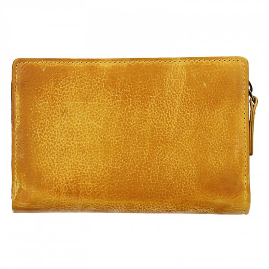 Dámska kožená peňaženka LG-211/D Yellow MULTI