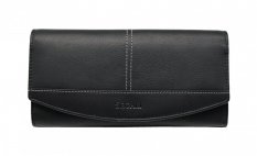 Dámska kožená peňaženka SG-27056 čierna