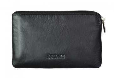 Kožená klíčenka SG-27289 černá