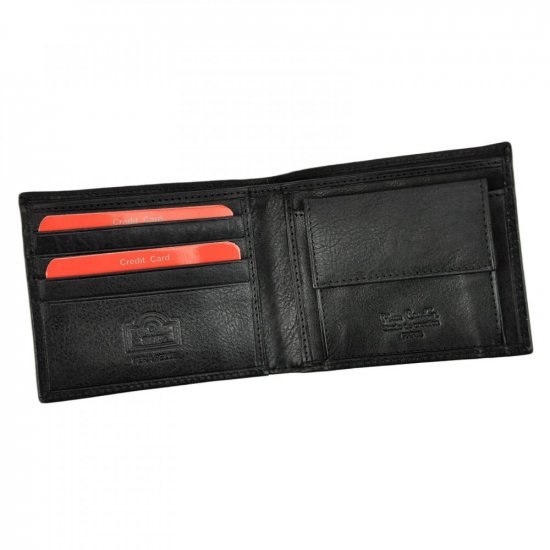 Pánska kožená peňaženka Pierre Cardin TILAK50 28824 RFID čierna (malá)
