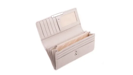 Dámská kožená peněženka SG-27066 béžová