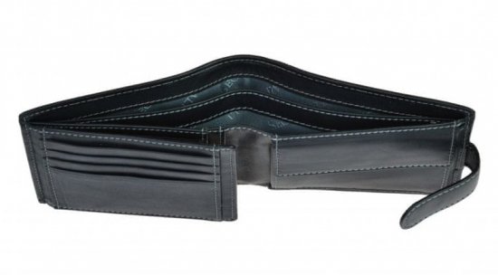 Pánska kožená peňaženka 2572665005C čierna 3