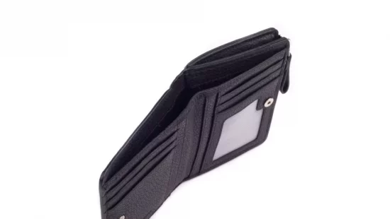 Dámska kožená peňaženka SG-27412 čierna - vnútorná výbava