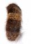 Fur trim on the hood - raccoon collar snowtop brown - beige highlights M 33/11 (65 cm) 1