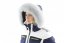 Dámská zimní bunda Luhta BENITA L6 PURPLE / WHITE s kožešinovým lemem - liška safír 5