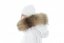 Kožešinový lem na kapuci - límec mývalovec 131 (65 cm)