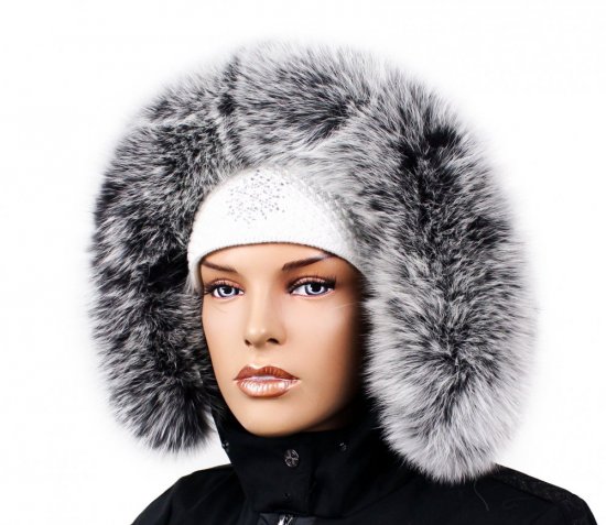 Fur trim on the hood - fox collar L 08/19 (55 cm) 1