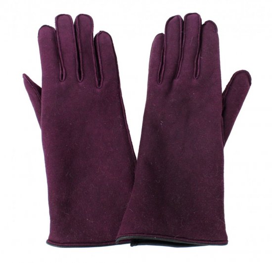 Dámske prstové rukavice PK 02 fialové - veľkosť: 22