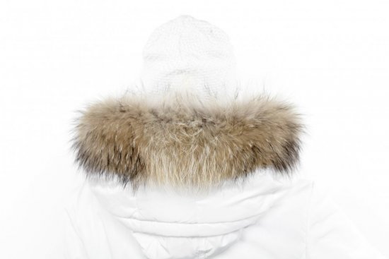 Fur trim on the hood - raccoon collar 44/28 (60 cm) 1
