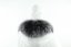 Kožušinový lem na kapucňu - golier medvedíkovec 32/8 snoutop (70 cm)