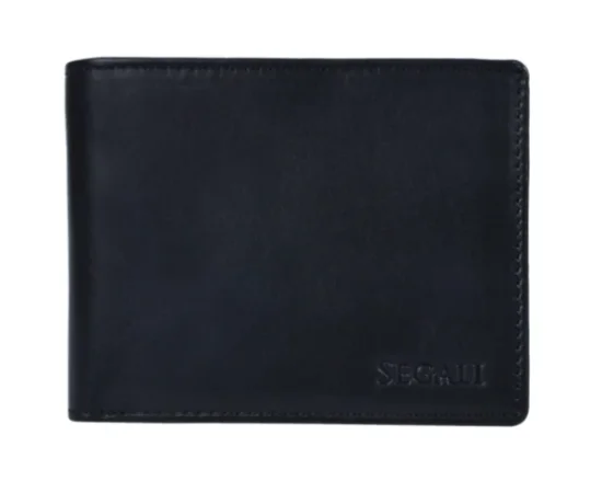 Pánska kožená peňaženka 2517797026 čierna