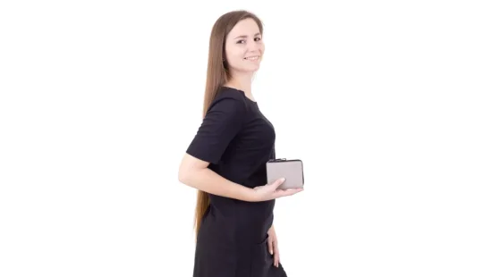 Dámska kožená peňaženka SG-27412 taupe