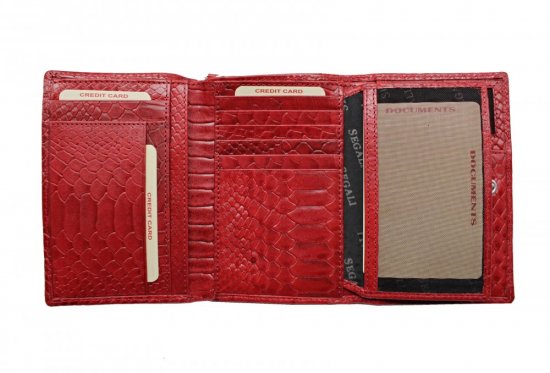 Dámská kožená peněženka 2910199510 červená