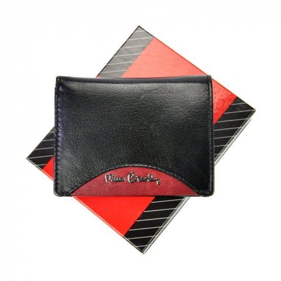 Kožená peňaženka Pierre Cardin TILAK29 21810 RFID (malá) čierna + červená 7