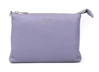 Dámska kožená taška cez rameno SG-A26B lavender