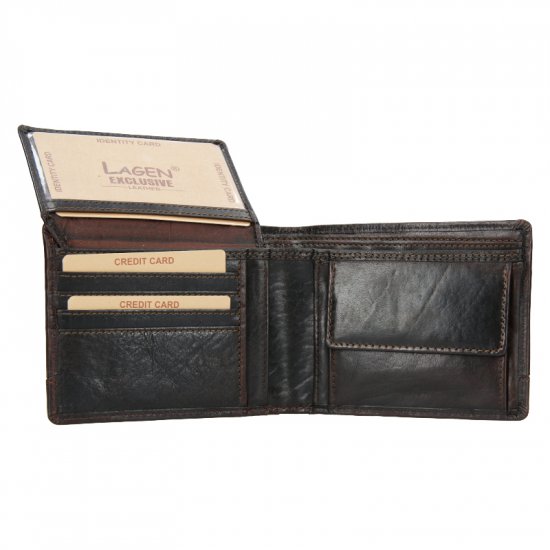 Pánská kožená peněženka 21996/T černá 2